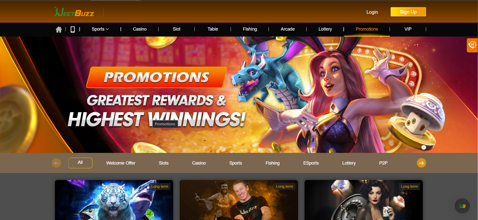 JeetBuzz Live Casino has triple benefits! The maximum cash rebate is up to 17777 BDT, register now to enjoy exclusive discounts!
